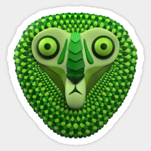 mono verde Sticker